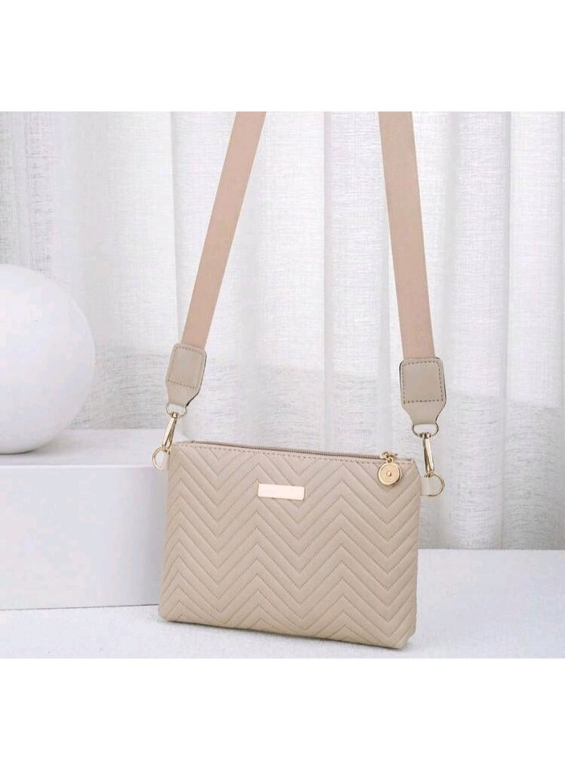 Shein Women's New Fashion Wavy Embossed Crossbody Bag, Versatile Sweet Shoulder Bag, Envelope Bag - Image 5